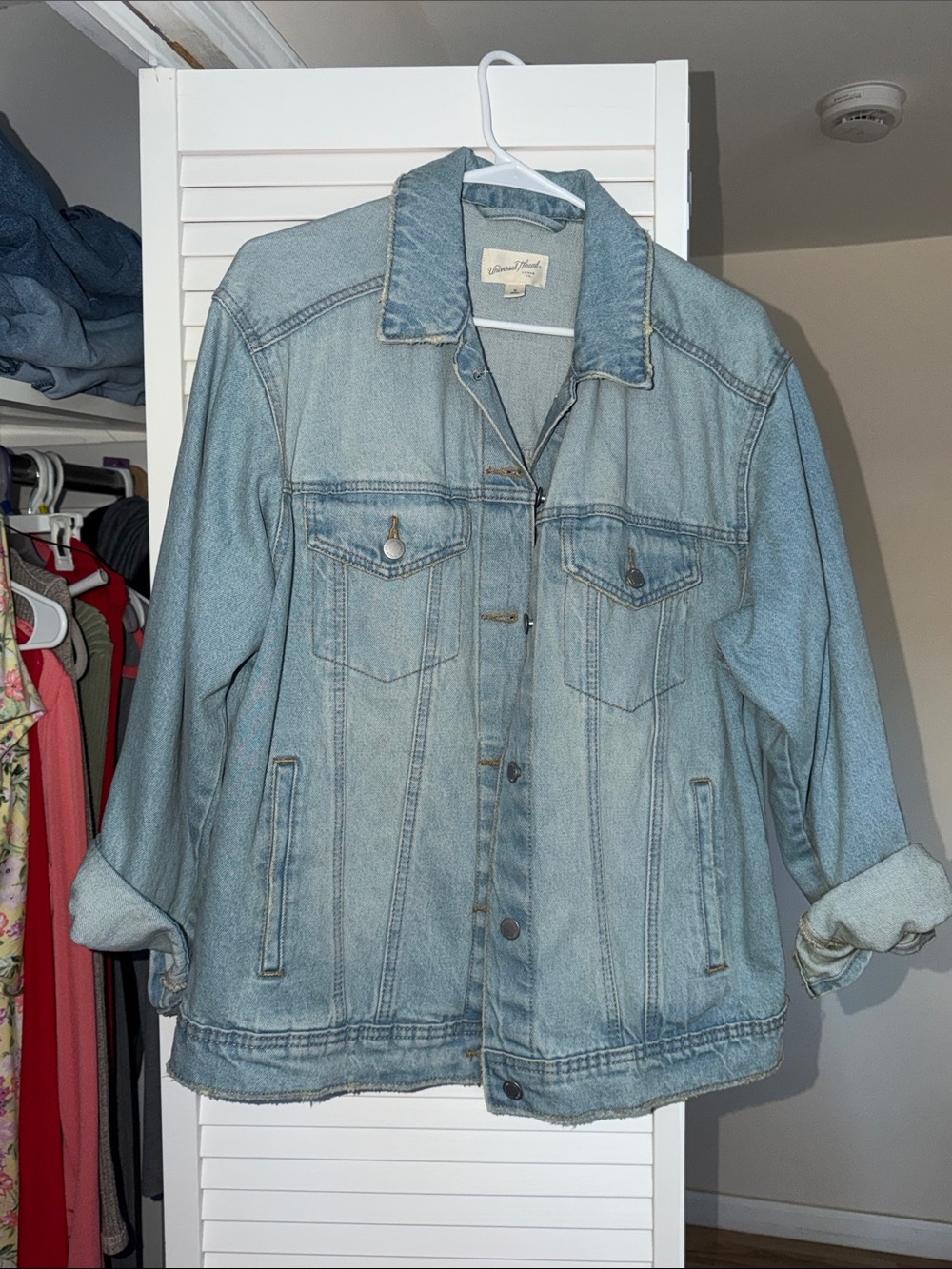 Oversized jean jacket